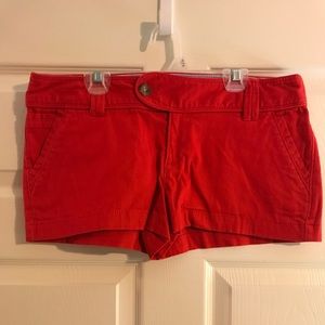 Red camel shorts, great condition